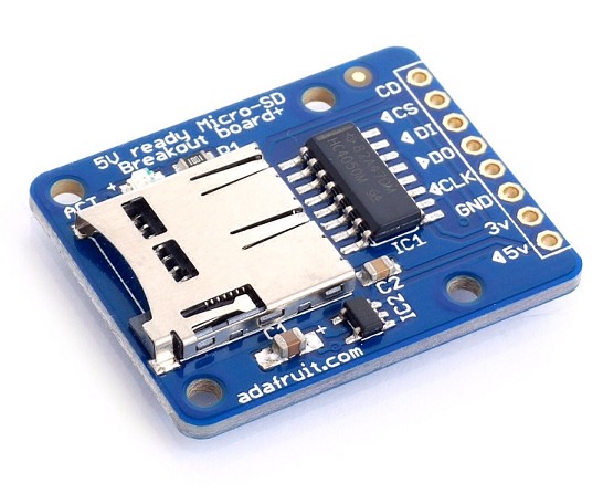 ADAFRUIT MICRO SD BREAKOUT PARA ARDUINO