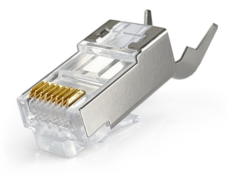 CONECTOR RJ45 MACHO FTP CAT-6A 50µ