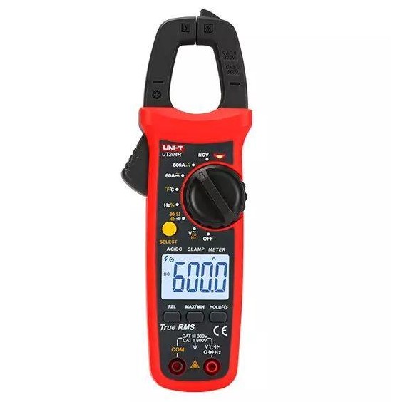 PINZA AMPERIMETRICA AC/DC UNI-T UT203R TRUE RMS NCV