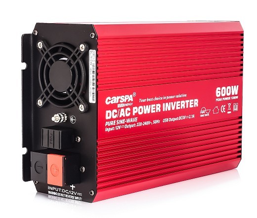 1000W Inversor 12v 220v Onda Pura DC 12V a AC 220V-240V Transformador de  Corriente con 1 Toma EU Enchufe y 2 Puertos USB DC 5V/3.4A para Coche  Camping Camión RV : 