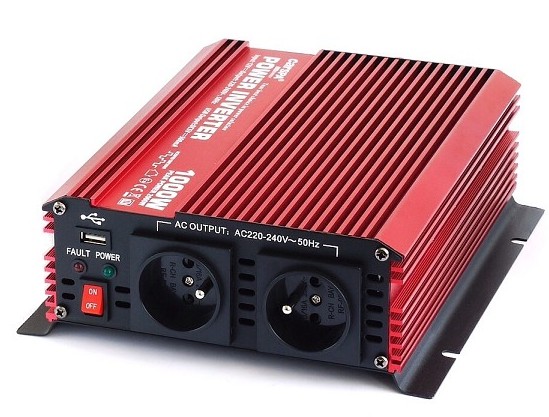 INVERSOR DC/AC 12V DC A 220V AC 1000W Y USB