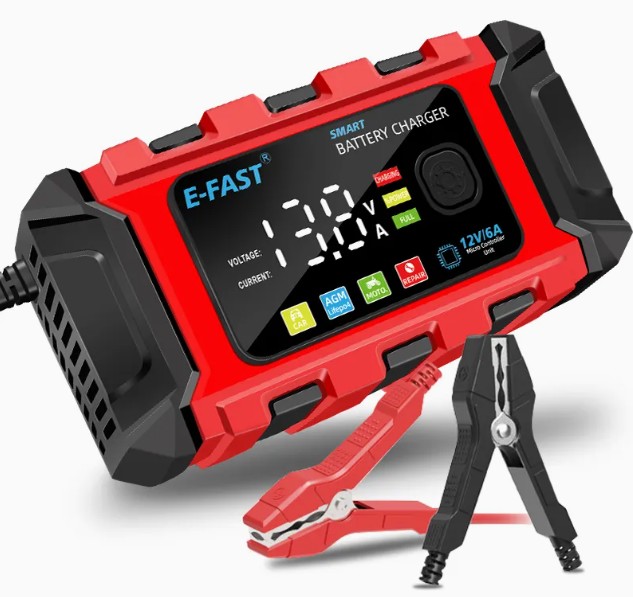 CARGADOR INTELIGENTE BATERIAS DE PLOMO 12V 6A