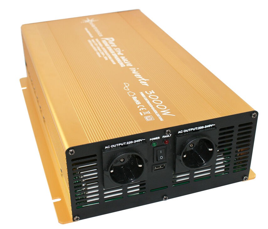 INVERSOR DC/AC ONDA PURA 12V DC A 220V AC 3000W Y USB