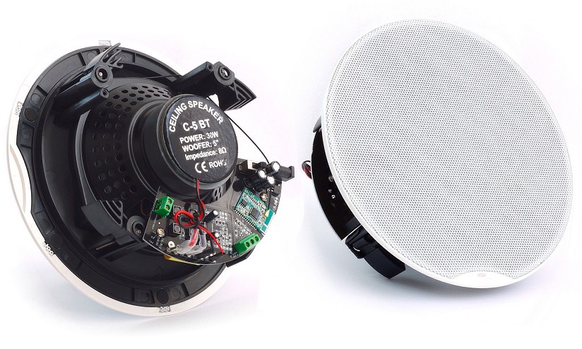 Par de altavoces de techo de 30 W con amplificador Bluetooth